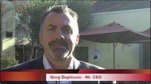 Greg Pic with Mr. CEO title
